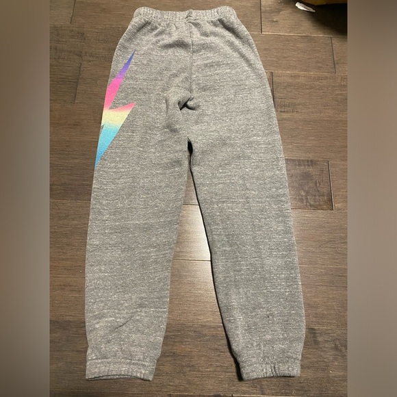 Aviator nation, lightning bolt kid sweatpants excellent use condition - Picture 2 of 3